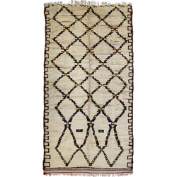 Χαλί 293x140εκ. Nomad - White Checkers