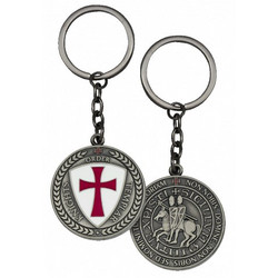 Μπρελόκ Tole10 Templar Key-Ring Old Silver Colour 16187