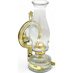 Παραδοσιακή Λάμπα Πετρελαίου 400ml (11 ημερών) - Με καθρέφτη | 13,5*31 εκ