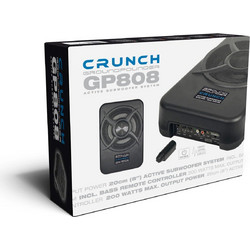 Crunch GP 808 Αυτοενισχυόμενο Subwoofer Αυτοκινήτου 8" με Κούτα