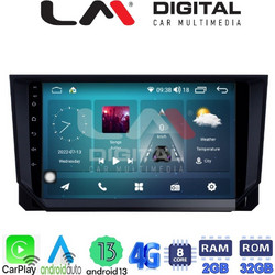 LM Digital ZR8222 Ηχοσύστημα Αυτοκινήτου με Οθόνη Αφής USB Bluetooth & GPS