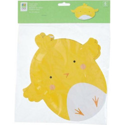 Πιάτο πάρτυ Easter σχέδιο κοτοπουλάκι 23x25/set 6pcs