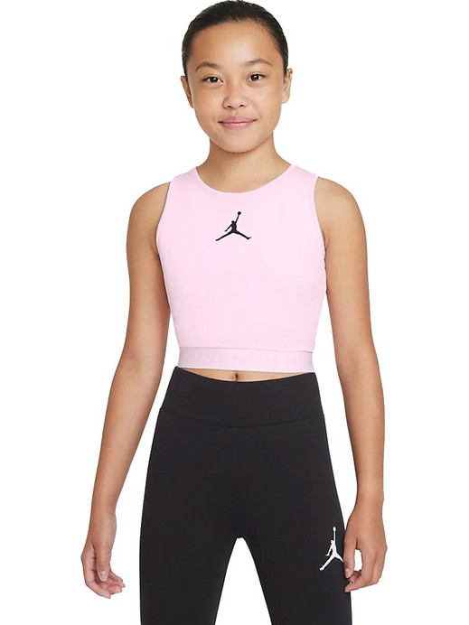 Jordan Essentials Παιδικό T-Shirt Αμάνικο Ροζ 45A855-A9Y