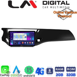 LM Digital ZE8940B Ηχοσύστημα Αυτοκινήτου με Οθόνη Αφής Bluetooth & GPS