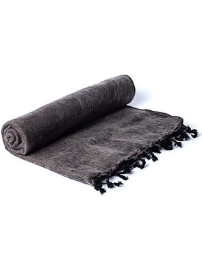 Κουβέρτα Σάλι Διαλογισμού Γκρι Meditation Shawl Dark Grey 200x80cm