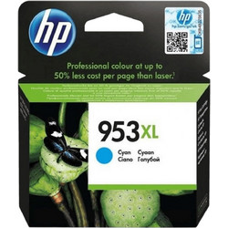 HP 953XL Cyan Μελάνι Εκτυπωτή Inkjet F6U16AE
