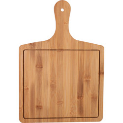 Wooden pizza board - square, large