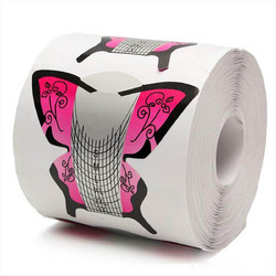 Butterfly Pink Φόρμες Νυχιών 500τμχ