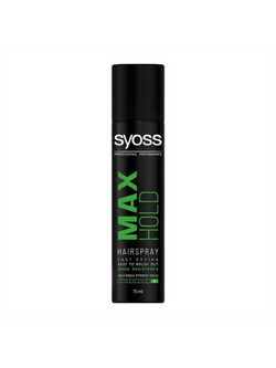 Syoss Max Hold Λακ Μαλλιών Πολύ Δυνατό Κράτημα 75ml