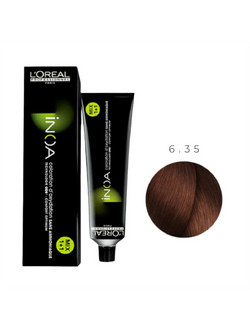 L'Oreal Professionnel Inoa 6.35 Ξανθό Σκούρο Ντορέ Ακαζού Μόνιμη Βαφή Μαλλιών Χωρίς Αμμωνία 60ml