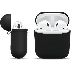 Baseus Anti-dust Wireless Charger Θήκη Σιλικόνης για Apple AirPods WIAPPOD-01 - Μαύρη