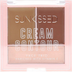 Sunkissed Cream Contour Face Trio Bronzer Palette
