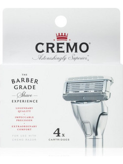 Cremo Accessories Cartridges Ανταλλακτικά Ξυραφάκια με 5 Λεπίδες 4τμχ