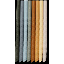 Σετ 8 καλαμάκια σιλικόνης Zoe Blue multi mix, LIEWOOD