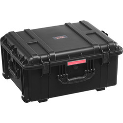 VEVOR 3.5 Cu.ft Αδιάβροχη σκληρή θήκη κυλιόμενες ρόδες & ανασυρόμενη λαβή μαύρη