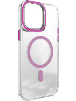 MLK+ Magnetic Clear Cover Case για iPhone 11 - Φούξια