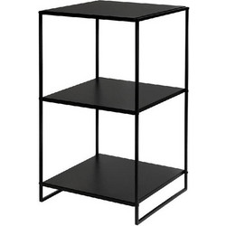 Σταντ - Ραφιέρα Μπουφέ AST845 32x30x66cm Black Espiel Μέταλλο