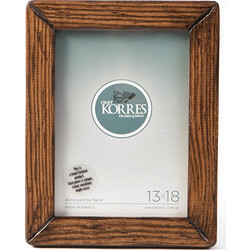 ΚΟΡΝΙΖΑ ΞΥΛΙΝΗ 13X18 MARE SLIM-WALNUT BROWN- KORRESCRAFT-241-302-04