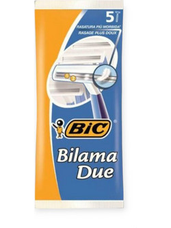 BIC Bilama Due Ξυραφάκι μιας Χρήσης με 2 Λεπίδες 5τμχ