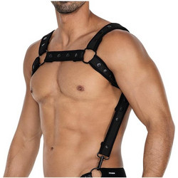 Cut4Men 05 Chest Harness Neon Black