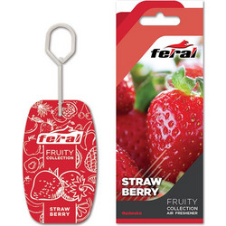 Αρωματικό Αυτοκινήτου Κρεμαστό Feral Fruity Collection Strawberry - Feral