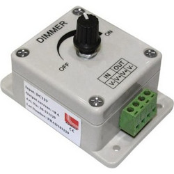 Ντίμερ Ταινίας LED 12VDC/24VDC 8A Γκρι Επίτοιχο Χειροκίνητο 30-331120 Lumen-30-331120-Γκρι 30-331120
