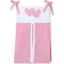 Diaper bag- Hanging Hearts pink