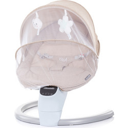 Chipolino Yoga Control Ηλεκτρικό Relax Μωρού Κούνια με Μουσική & Δόνηση έως 9kg Latte