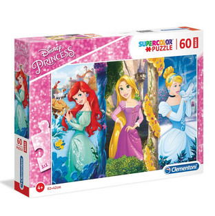 Παιδικό Puzzle Clementoni Super Color Maxi Disney Princess 60 Κομμάτια