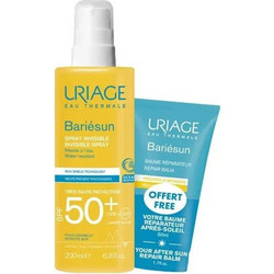 Uriage Bariesun Invisible Spray Unperfumed SPF50 200ml + After Sun Balm 50ml