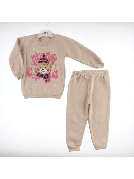 ΠΑΙΔΙΚΟ ΣΕΤ ΦΟΡΜΑΣ ΚΟΡΙΤΣΙ TEDDY BEIGE 006.EYMUS.3157-BEIGE
