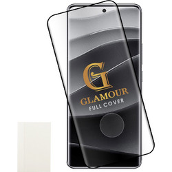 IDOL 1991 GLAMOUR TEMPERED GLASS XIAOMI REDMI NOTE 14 PRO PLUS 5G 6.67in9H 0.30mm FULL COVER 3D FULL GLUE FINGERUNLOCK BLACK+SQU