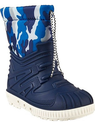 Mitsuko GS01255B-BLU Γαλότσα bebe με επένδυση - Μπλε