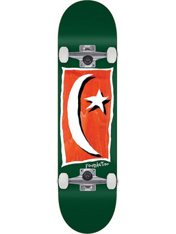 Foundation Star + Moon V2 Complete Skateboard Green 8.13
