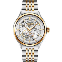 Roamer Competence Skeleton Ανδρικό Ρολόι Αυτόματο με Ασημί Μεταλλικό Μπρασελέ 101663415505