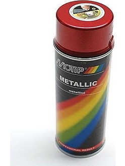 Motip Metallic Σπρέι Βαφής Red Μεταλλιζέ 400ml