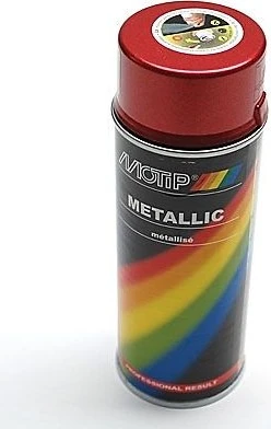 Motip Metallic-Sprühfarbe Rot – 400 Ml Acryllack Für Holz, Metall, Kunststoff
