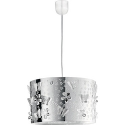 Fan Europe I-Butterfly-S35 Κρεμαστό Φωτιστικό Οροφής Μονόφωτο E27 Ασημί