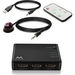 AV προσαρμογέας/μετατροπέας Ewent EW3730 HDMI 4K Μαύρο
