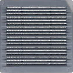 Σχάρα εξαερισμού EDM 87701 Γκρι 10 x 10 cm