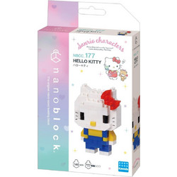Σετ Τουβλάκια Sanrio - Hello Kitty Nanoblock (5cm)140 κομμάτια για ηλικίες 6+