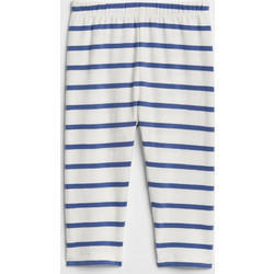 Print Legging Κολάν σε Stretch Jersey blue stripe