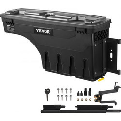 VEVOR Κουτί Αποθήκευσης Φορτηγού, Αδιάβροχο, 20L, Chevrolet Silverado/GMC Sierra 2019-2021, Δεξιά Πλευρά, Μαύρο KCLJGJXCKCBDDMP3IV0