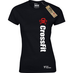 T-SHIRT ΓΥΝΑΙΚΕΙΟ TAKEPOSITION, CROSSFIT PRIDE , σε ΜΑΥΡΟ/ SMALL, 504-5506-prosf