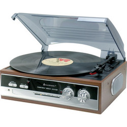 Soundmaster PL186H Πικάπ με Ηχεία Brown