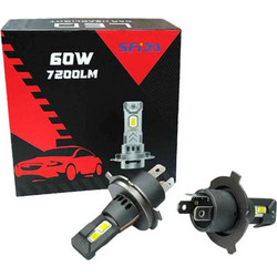 Λάμπες Led Η4 / ΗΒ2 / 9003 12volt 60watt 7200lm 2 Τεμάχια