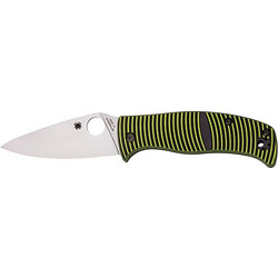 ΠΤΥΣΣΟΜΕΝΟ ΜΑΧΑΙΡΙ SPYDERCO CARIBBEAN G-10 LC200N PLAIN LEAF - C217GP