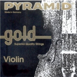 Pyramid Gold 108/100 Σετ 4 Χορδές Βιολιού Silver Plated Copper