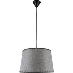 Καπέλο Φωτιστικού E27 Φ40cm Γκρι Ύφασμα Ραφές SPC 44 0284164 Arlight -284164-Γκρι 0284164