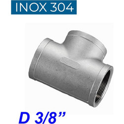 INOX 304 Ταυ θηλυκό 3/8"